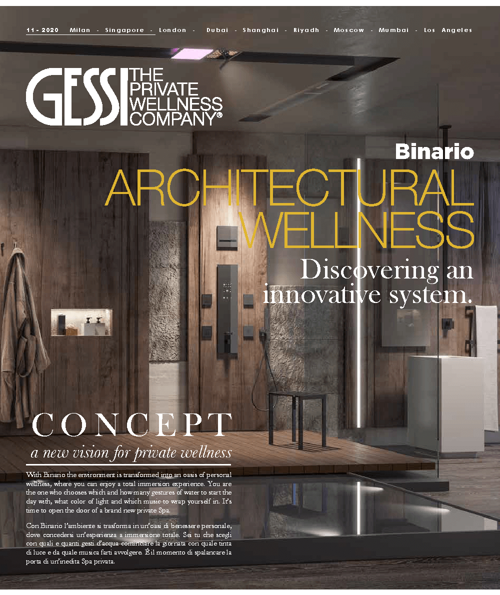 Gessi ARCHITECTURAL WELLNESS magazine