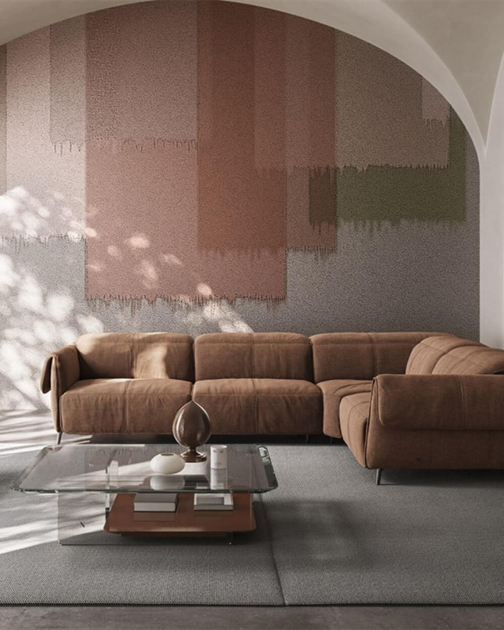 Harmony and an enveloping design typify Natuzzi Italia sofas.
