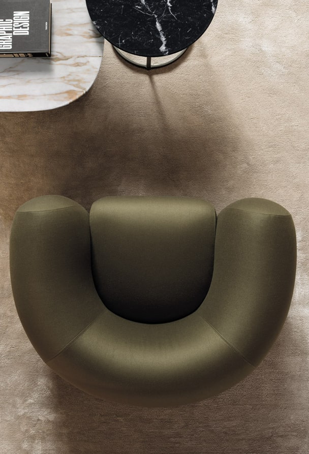 Cinnamon armchair by Molteni&C